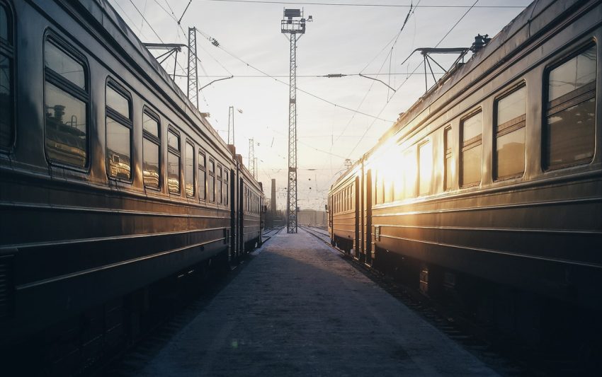 Photo by Dmitry Alexandrovich: https://www.pexels.com/photo/train-during-golden-hour-1771670/