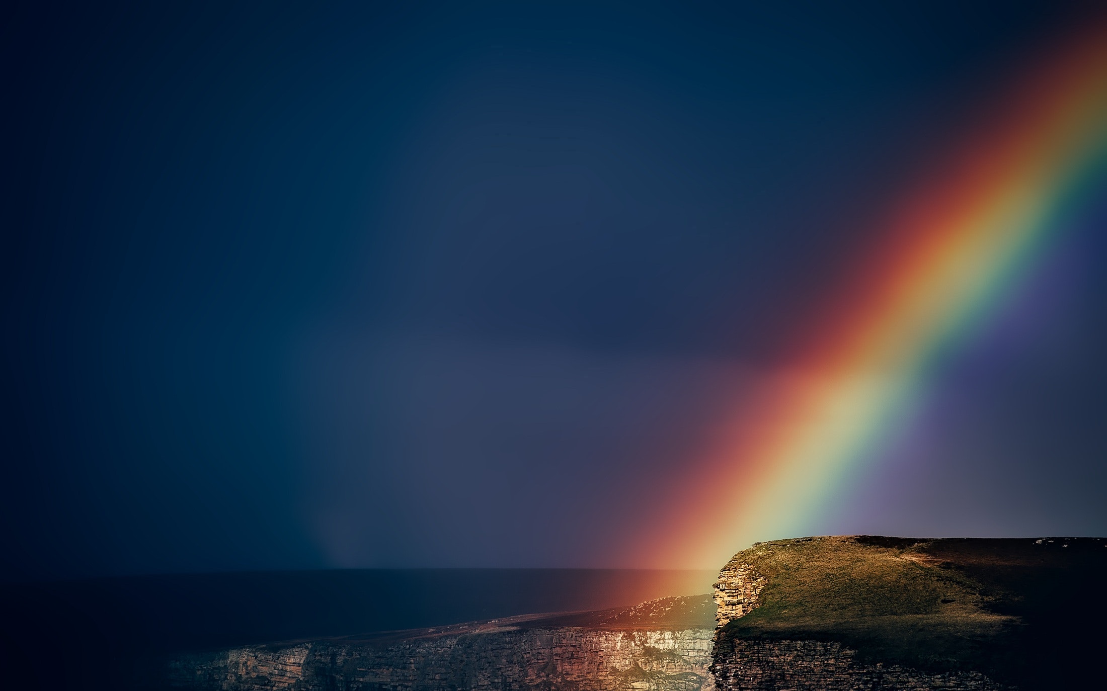 Photo by Pixabay: https://www.pexels.com/photo/rainbow-after-sunset-237250/