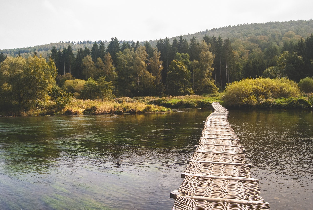 Photo by Pixabay: https://www.pexels.com/photo/pathway-in-body-of-water-with-background-of-forest-262507/